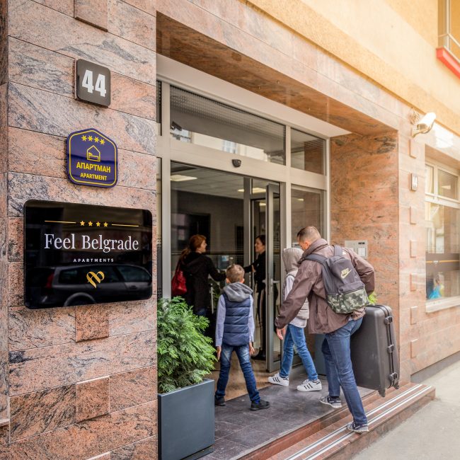 Feel Belgrade Apartments Entrance